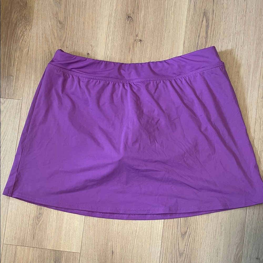 Lands' End Women's Swim Skirt Vibrant Purple